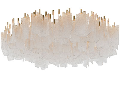 现代轻奢花朵造吊灯