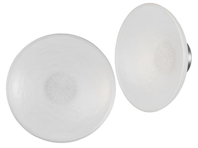 现代白色圆形灯罩壁灯