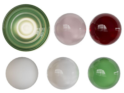 现代彩色玻璃球形灯罩的壁灯