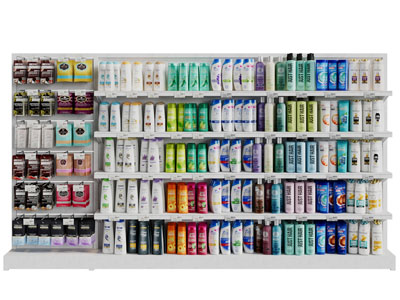 现代超市便利店洗护用品货架 展柜3d模型 现代超市便利店洗护用品货架 展柜