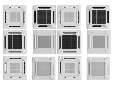 现代空调出风口 排风扇