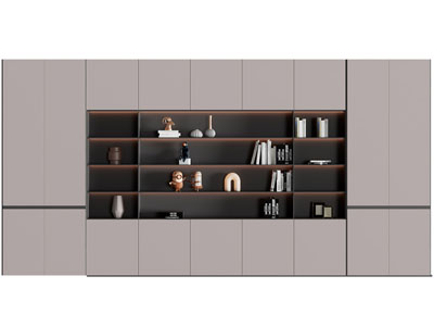 现代装饰柜 书柜