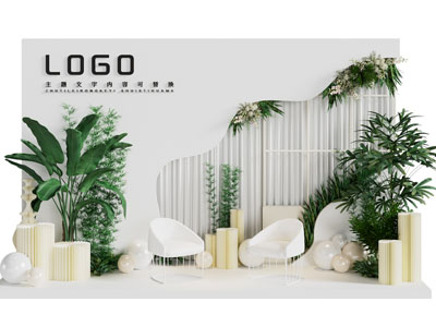 现代美陈 户外装置 演绎舞台