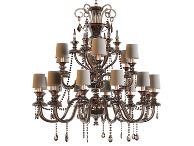 欧式铁艺雕花吊灯