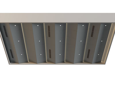 现代波浪造的天花吊顶