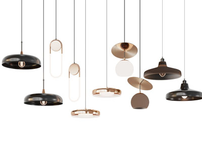 现代金属灯罩吊灯