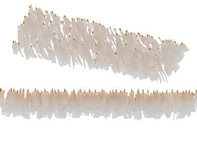 现代长方形吊灯