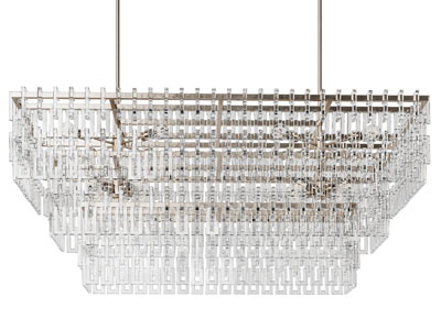 现代方形水晶吊灯