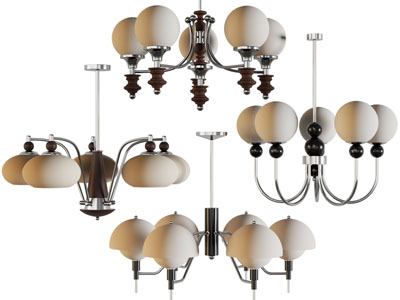 现代球形灯罩吊灯