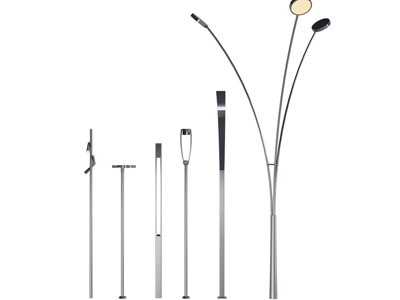 现代金属落地灯