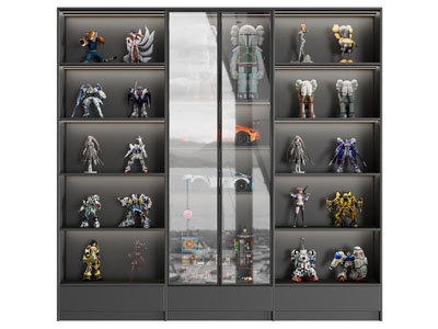 现代动漫游戏手办 Kaws公仔摆件装饰柜