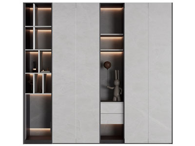 现代装饰衣柜3d模型 现代装饰衣柜