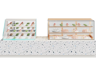 现代蛋糕 甜点保鲜柜 展柜