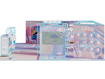 现代科技感快闪店