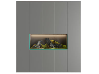 现代装饰鱼缸的收纳装饰柜