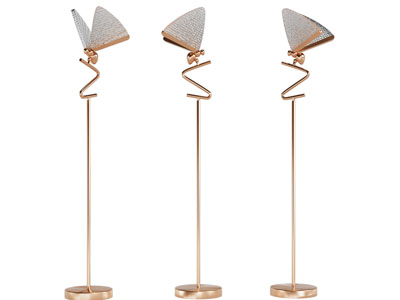 现代轻奢蝴蝶造的落地灯