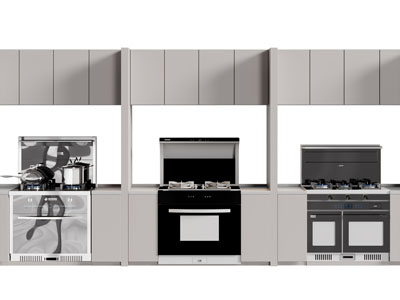 现代集成灶橱柜厨房电器