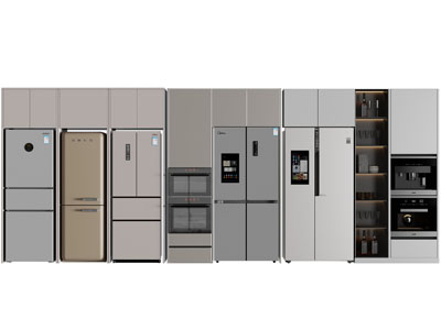 现代冰箱柜 高柜 酒柜