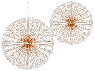 现代轻奢蒲公英造的吊灯