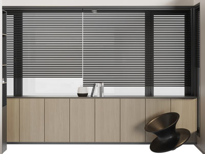 现代阳台百叶窗帘、拉帘