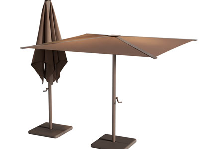 现代方形遮阳伞