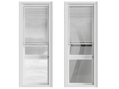 现代百叶窗帘、推拉窗