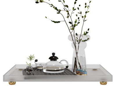 现代托盘茶具杯子