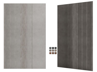 现代实木背景墙