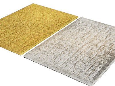 现代长方形地毯3d模型 现代长方形地毯