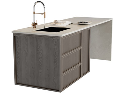 现代厨房中岛、岛台、吧台