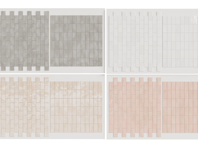 现代瓷砖背景墙