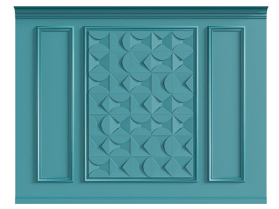 美式背景墙、护墙板