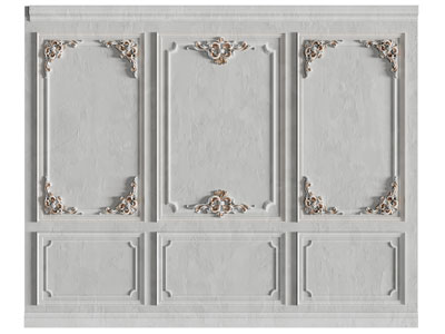 法式雕花护墙板