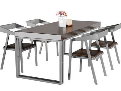 新中式餐桌椅组合