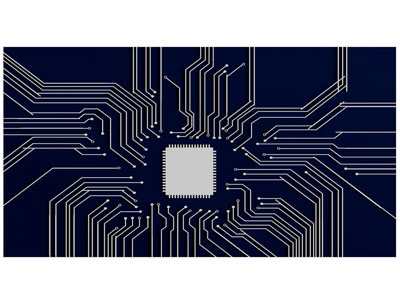 现代科技芯片 背景墙 电路图 线路图