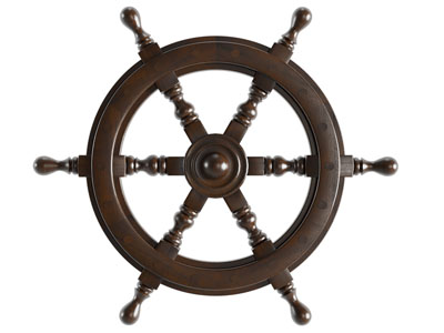 地中海船舵墙饰挂件