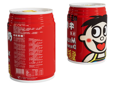 现代旺仔罐装饮料3d模型 现代旺仔罐装饮料