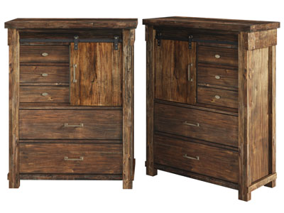 工业风loft实木玄关柜、边柜