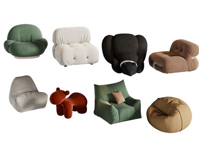 现代卡通造单人、懒人沙发