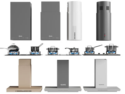 现代抽油烟机 燃气灶厨房电器