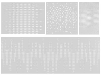 现代穿孔板 铝扣板 护墙板