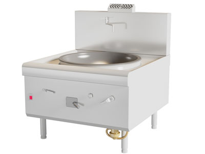 现代大锅灶台后厨设备