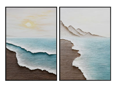 现代风景装饰挂画3d模型 现代风景装饰挂画