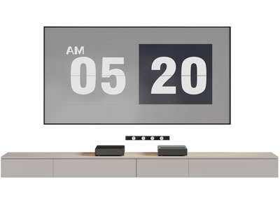 现代壁挂液晶电视机3d模型 现代壁挂液晶电视机