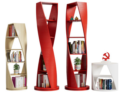 现代创意装饰书柜