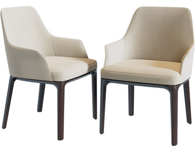 现代布艺休闲椅子 餐椅