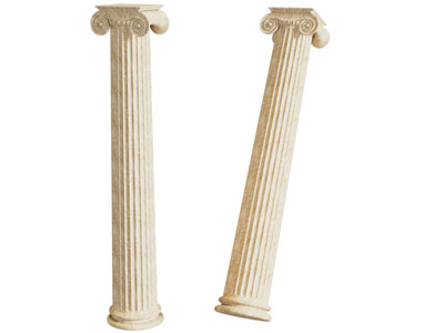 现代圆形罗马柱子3d模型 现代圆形罗马柱子