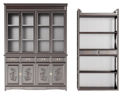 新中式实木装饰柜