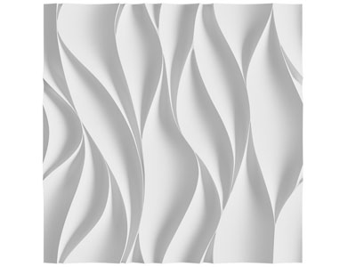 现代波浪纹理的造型背景墙