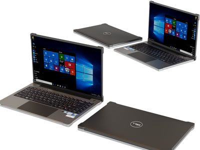 现代笔记本电脑3d模型 现代笔记本电脑